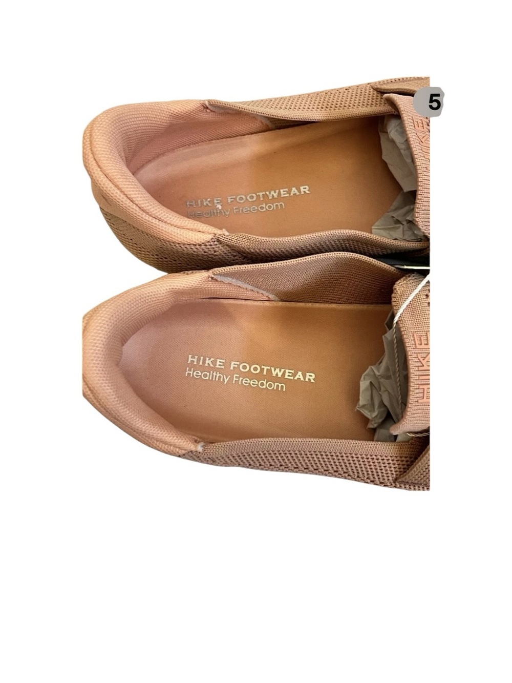 Hike Women's Slip-On Mesh Shoes in Blush 9 New - Picture 3 of 7